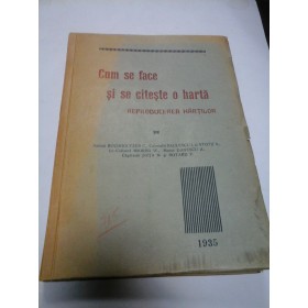 CUM SE FACE SI SE CITESTE O HARTA  - Amiral Buchholtzer C. si altii - 1935